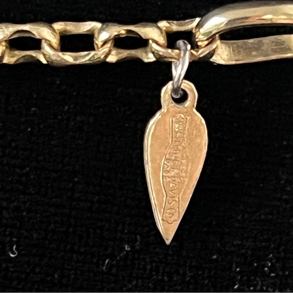 Whiting & Davis Snake Choker Necklace with Sculptural End Caps - Picture 7 of 11